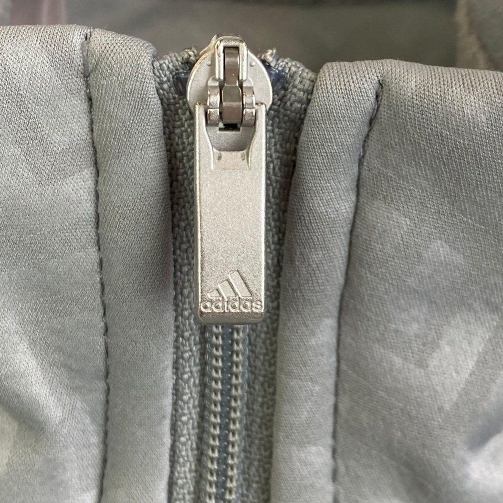 ADIDAS Gray Quarterzip Jacket - Picture 4 of 8